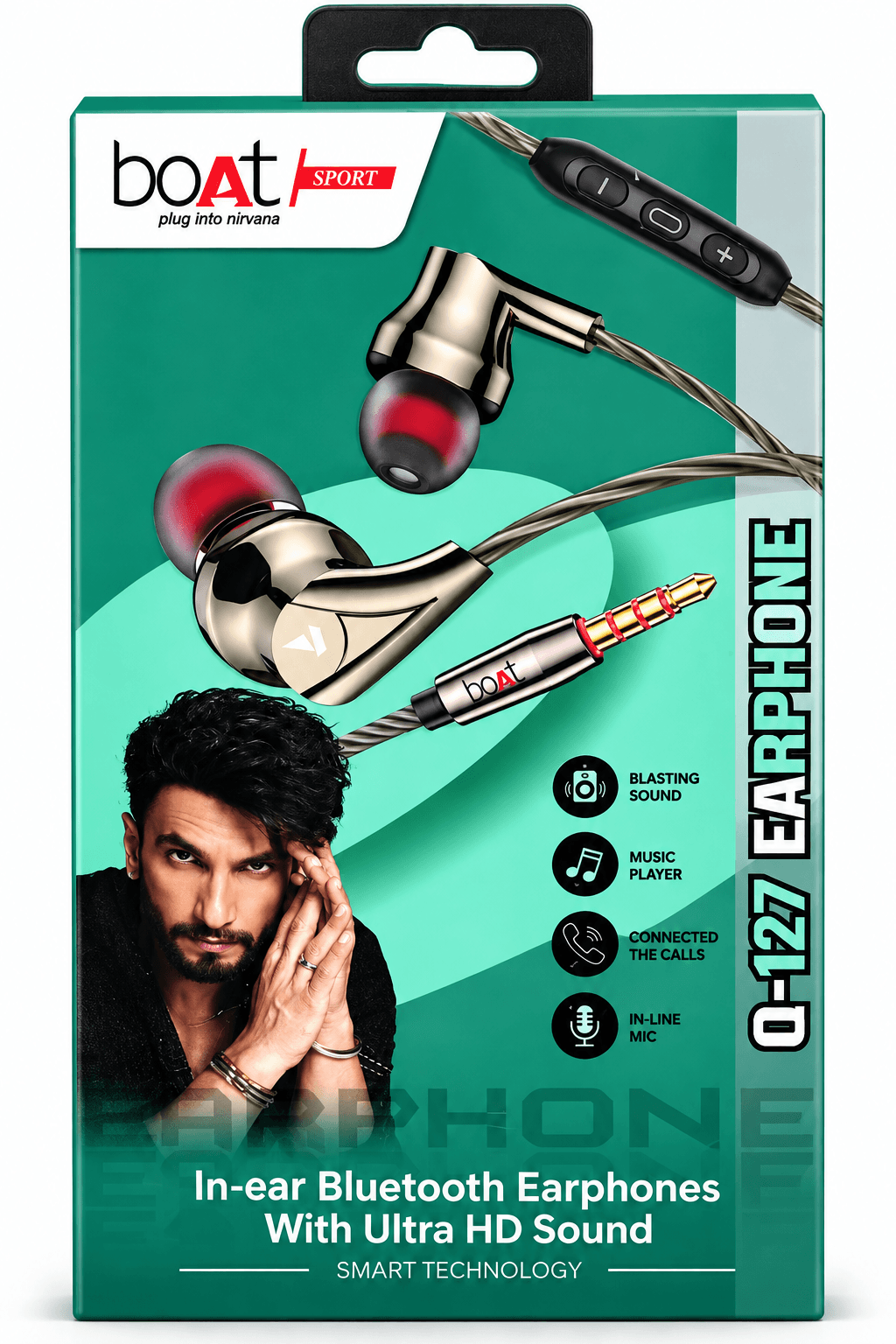 BoAt Sport Q-127 Wired Earphones