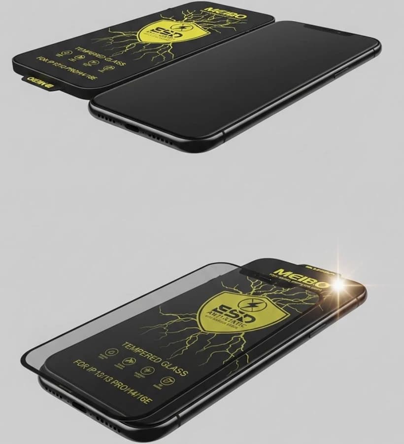 MEIBO ESD Edge To Edge Tempered Glass for iPhone 14 image 3