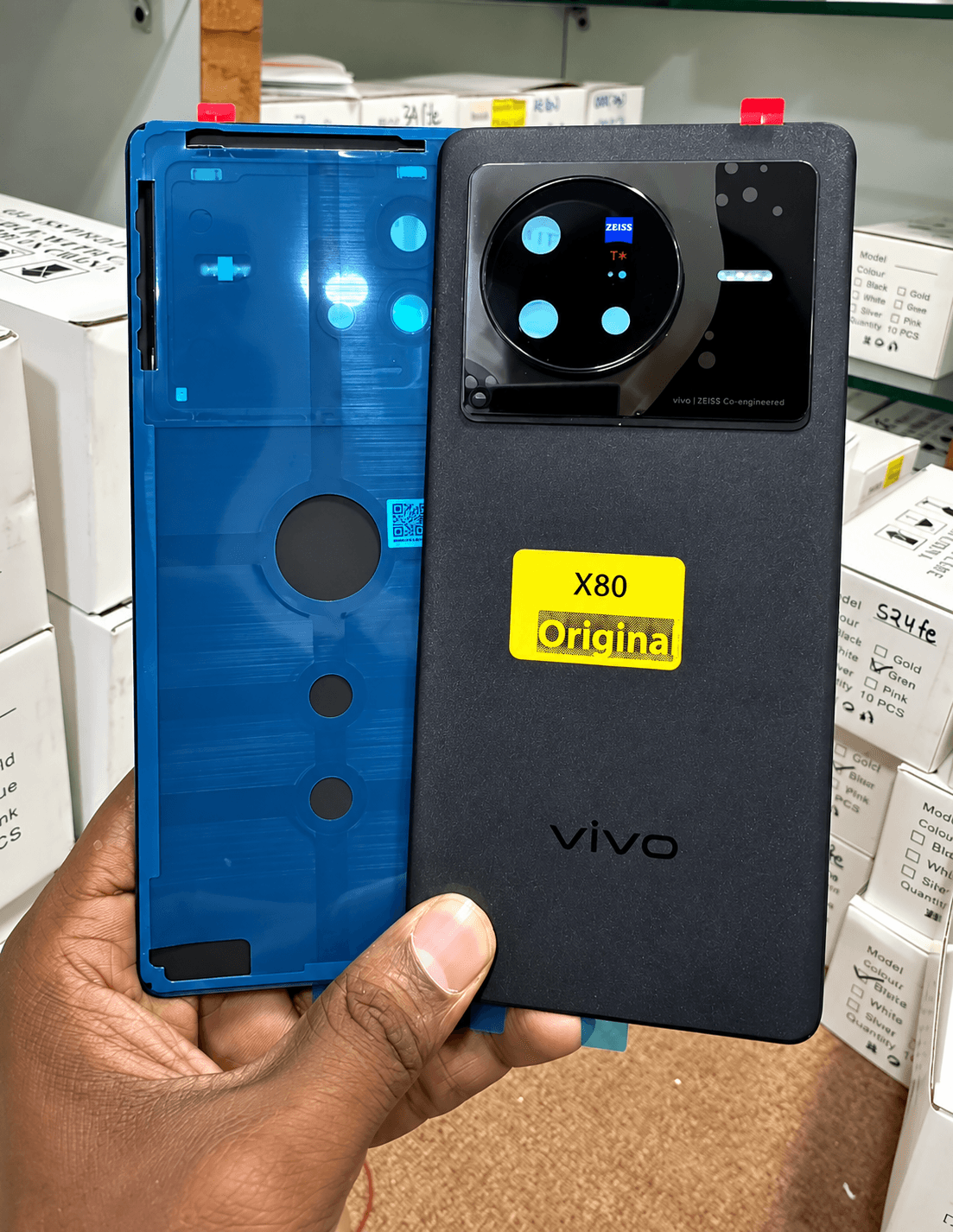 Vivo X80 / Vivo X80 Pro Smartphone Back Panel Back Glass With Camera Lens