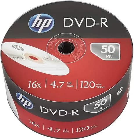HP DVD R 4.7GB 16X 50Pack Spindle