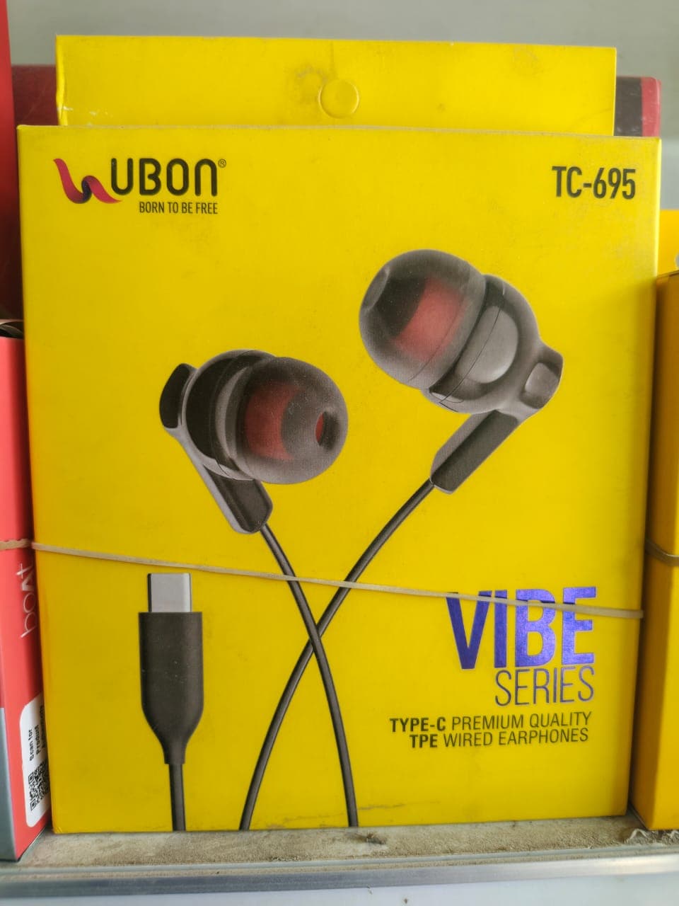 UBON TC-695 Vibe Series Type-C Wired Earphones