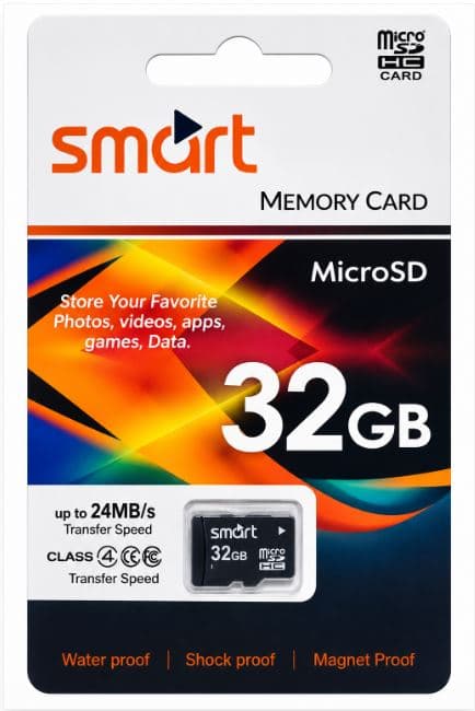 Smart 32GB MicroSD Memory Card