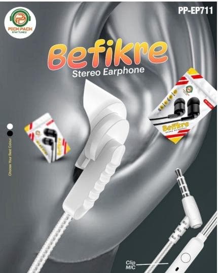 PP EP711 Befikre Stereo Earphone