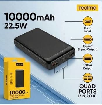 Realme 10000mAh 22.5W Power Bank
