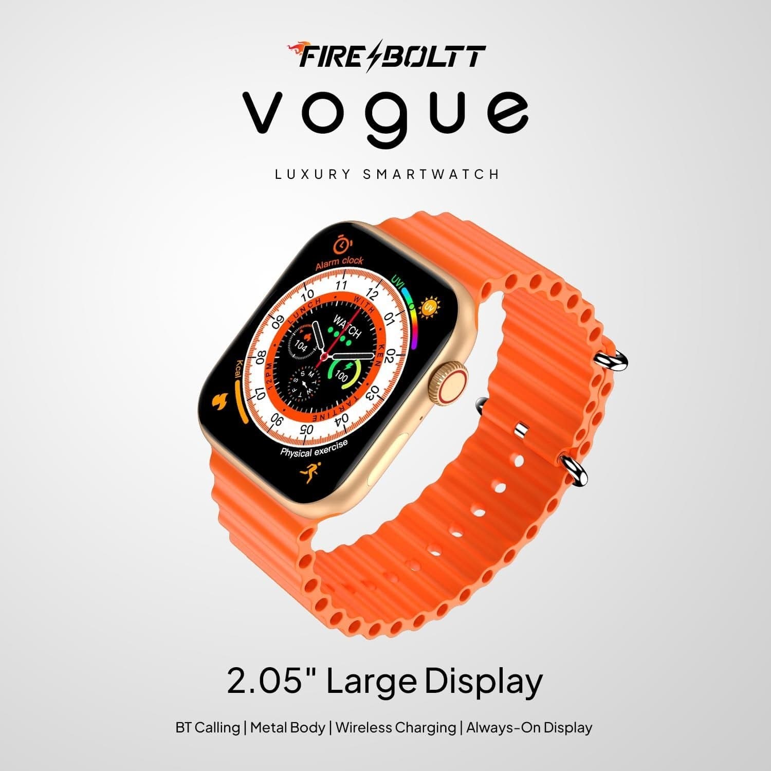 Fire-Boltt Vogue 2.05" Large Display Smartwatch