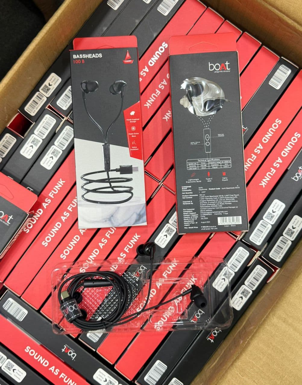 Boat Bassheads 100B Wired Earphones With Type-C Jack