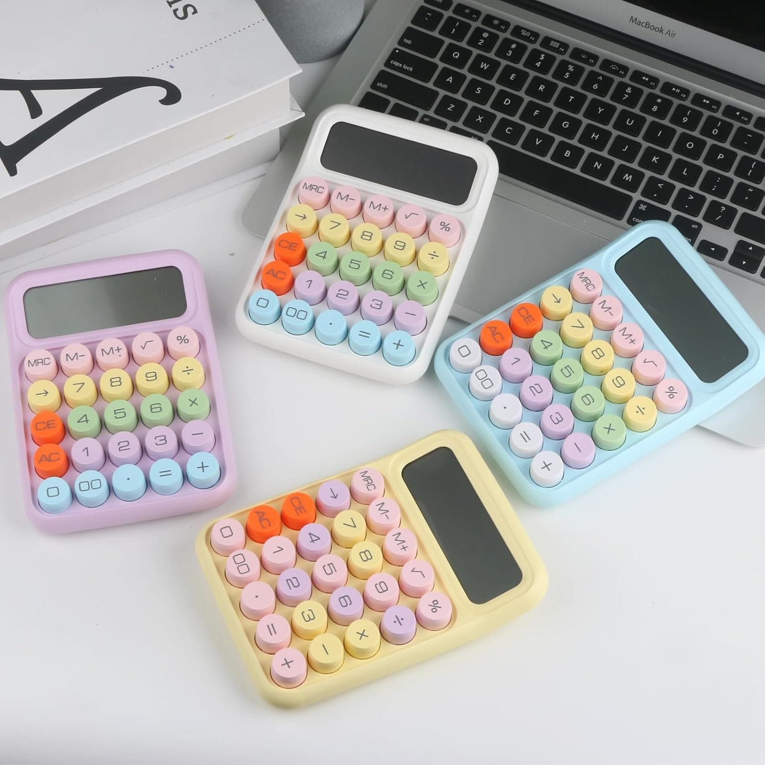 12 Digit Candy Colored Electronic Calculator image 4