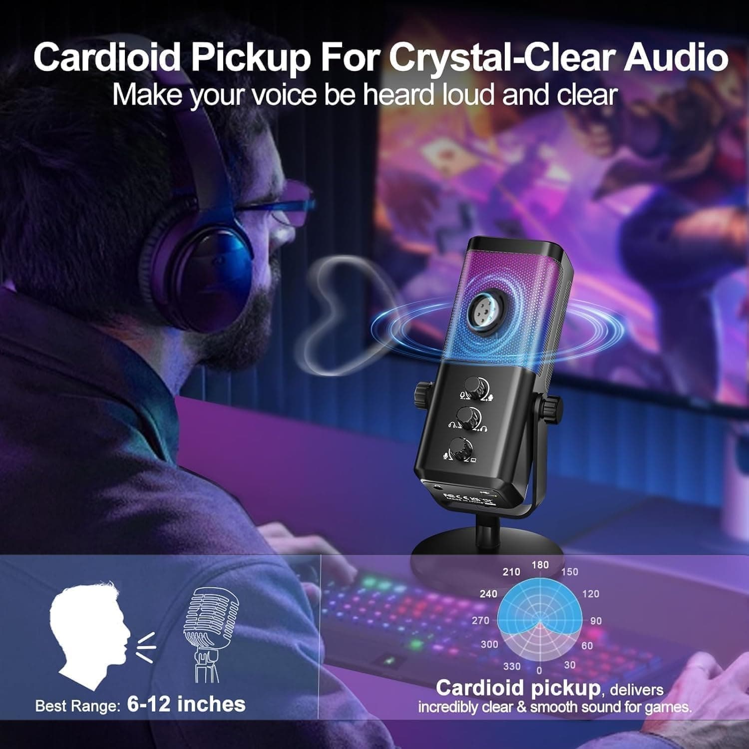 Wired RGB USB Gaming Microphone image 5