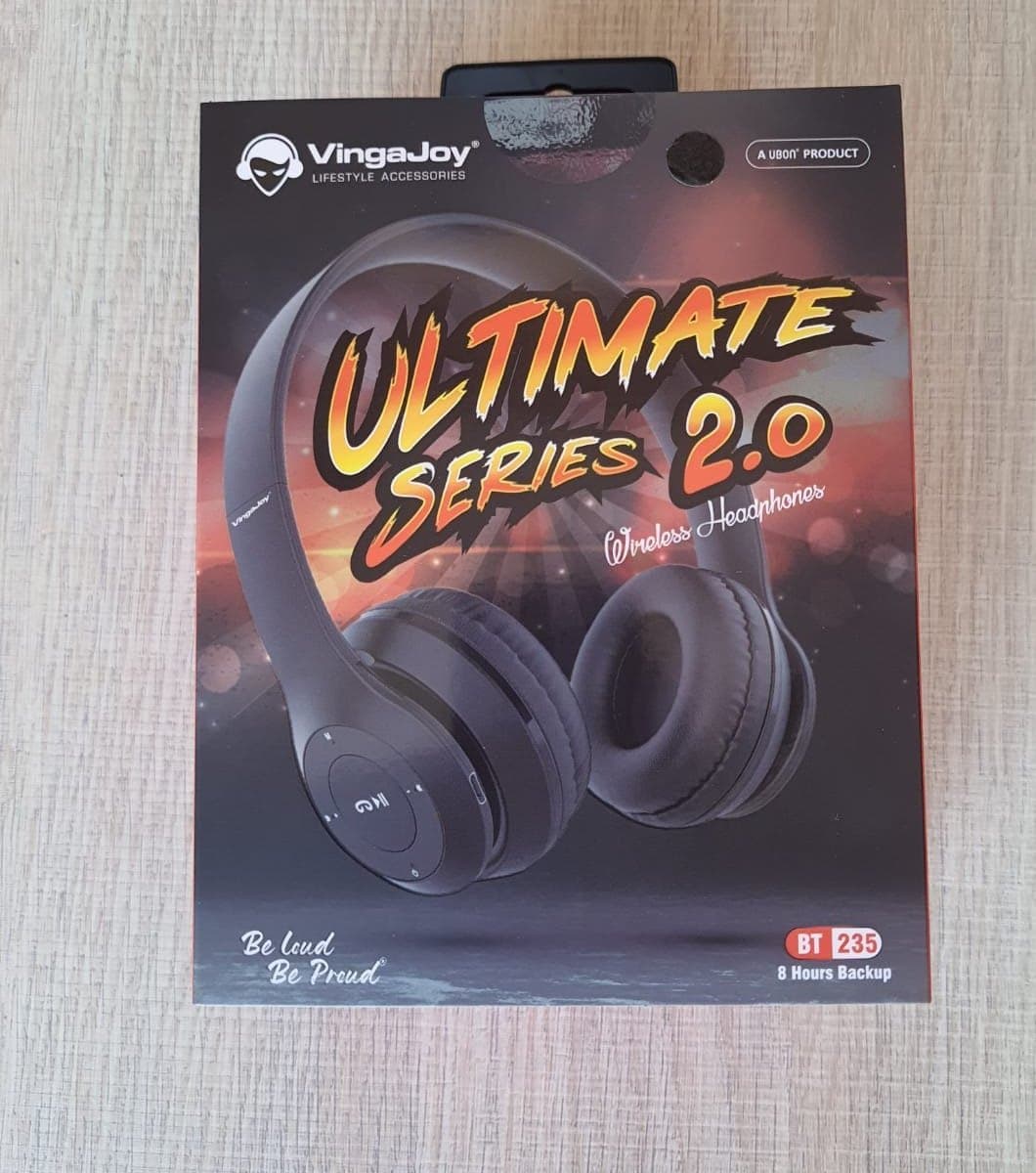 Virgajoy Black Ultimate Wireless Headphones BT235 image 1