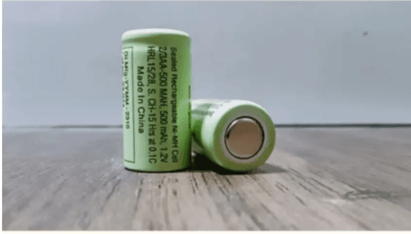 Rechargeable Battery 2/3AA 500mAh 1.2V