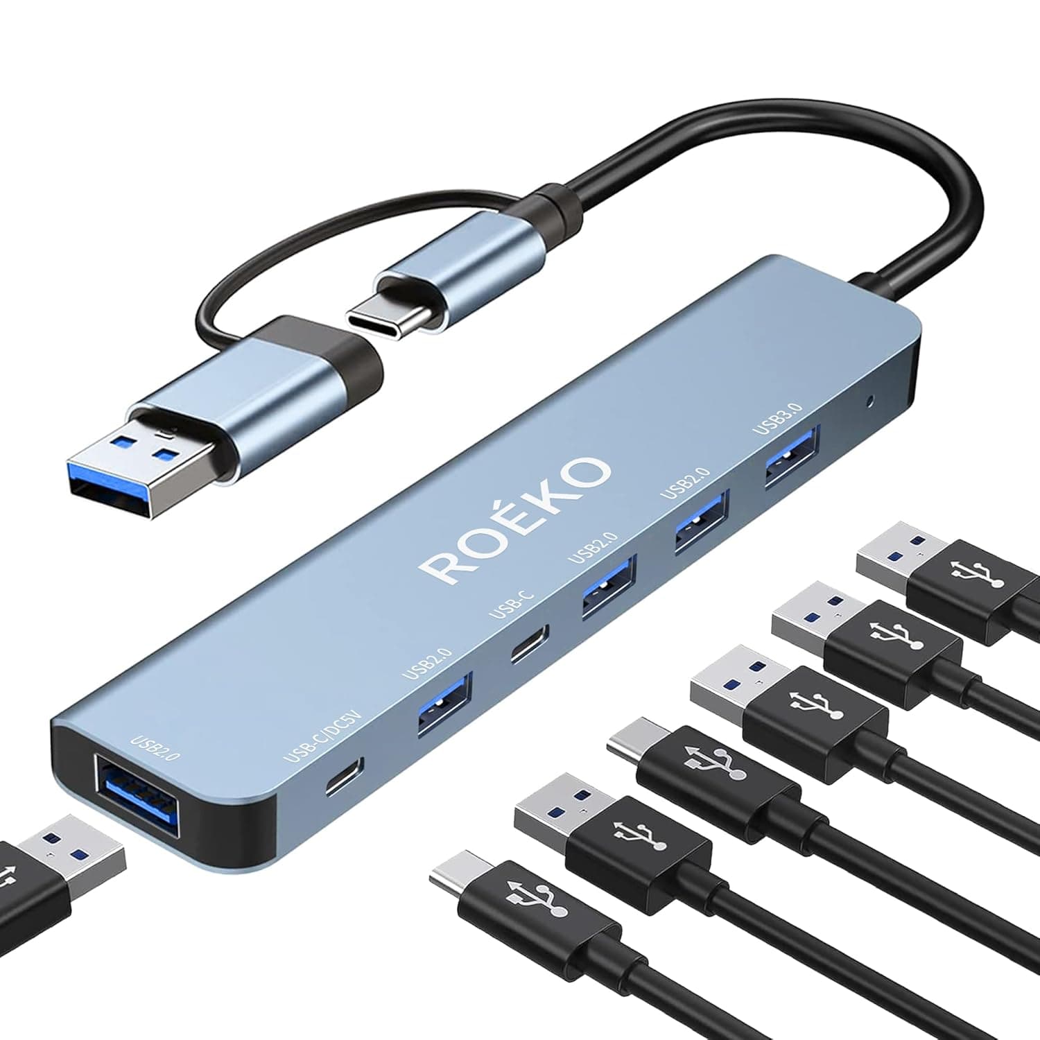 8 in 1 USB C Hub Multiport Adapter