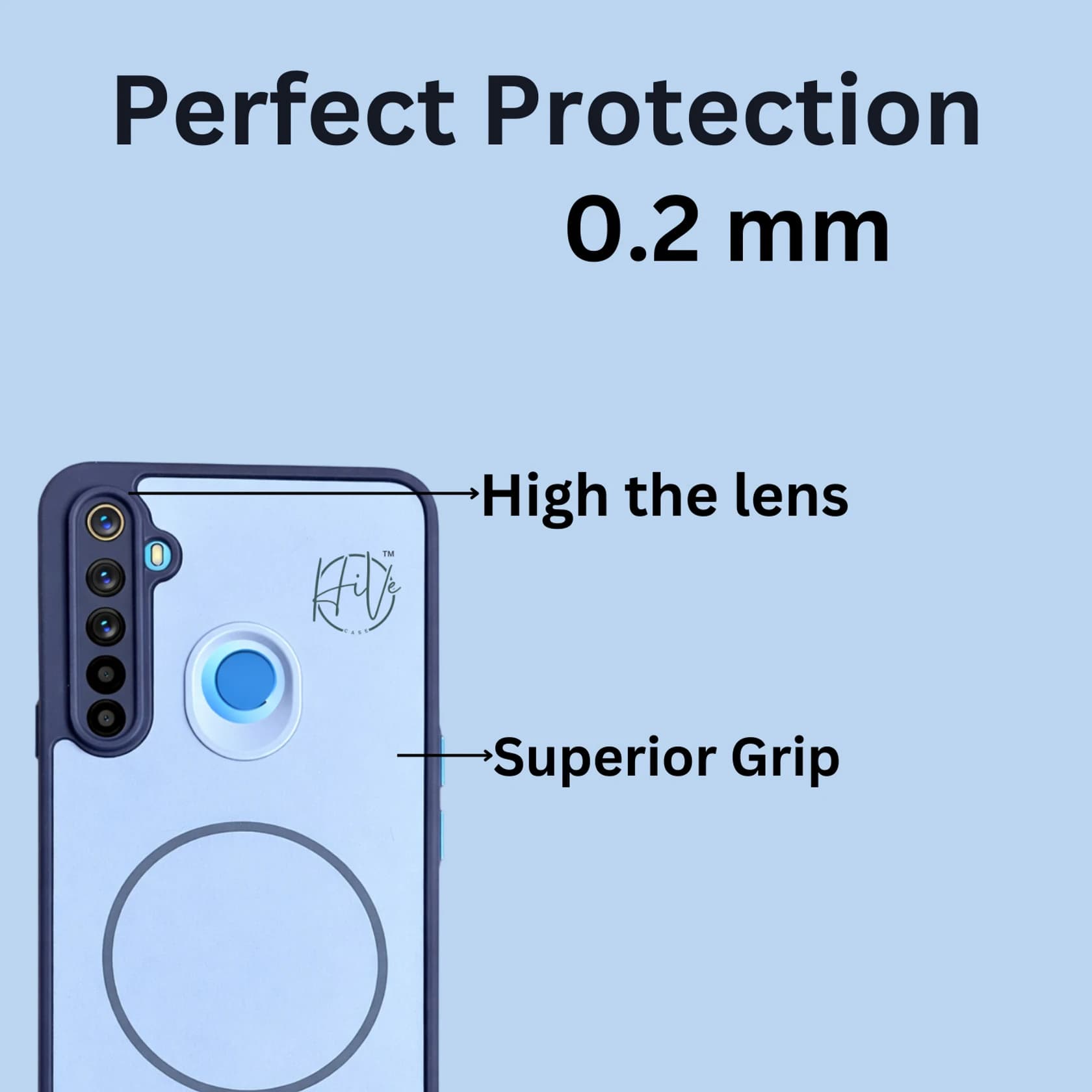 Back Cover for Realme 5, Realme 5i, Realme 5s, Realme 5A, Narzo 10A image 4