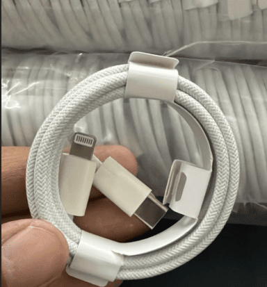Type-C To Lightning Braided Fast Charging Cable image 1