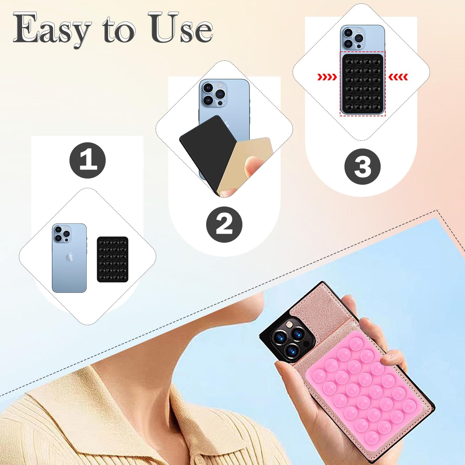 Silicone Suction Pad Mobile Holder
