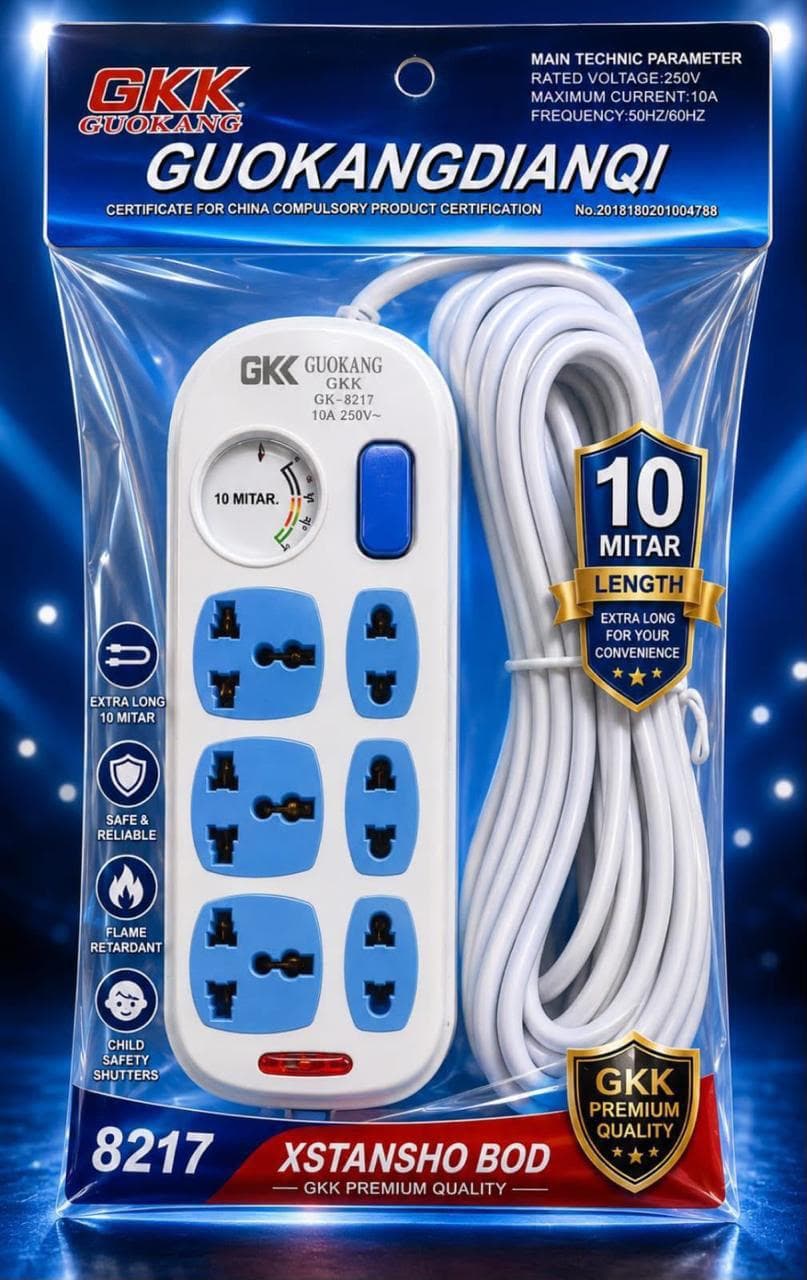 GKK Guokang Power Strip Extension Cord