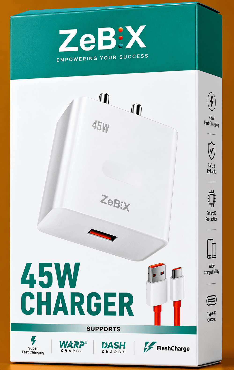ZebX 45W Fast Charger