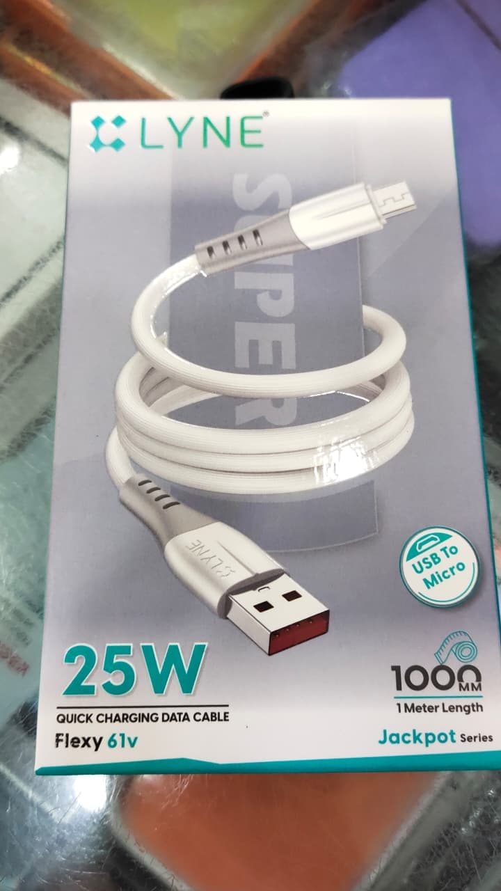 LYNE Flexy 61V 25W Quick Charging Data Cable