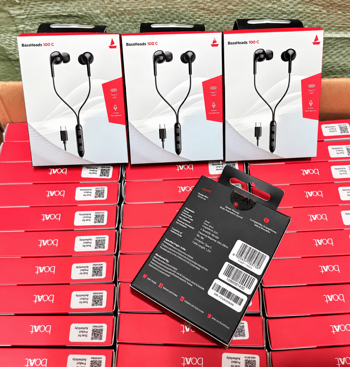 Boat BassHeads 100 C Wired Earphones