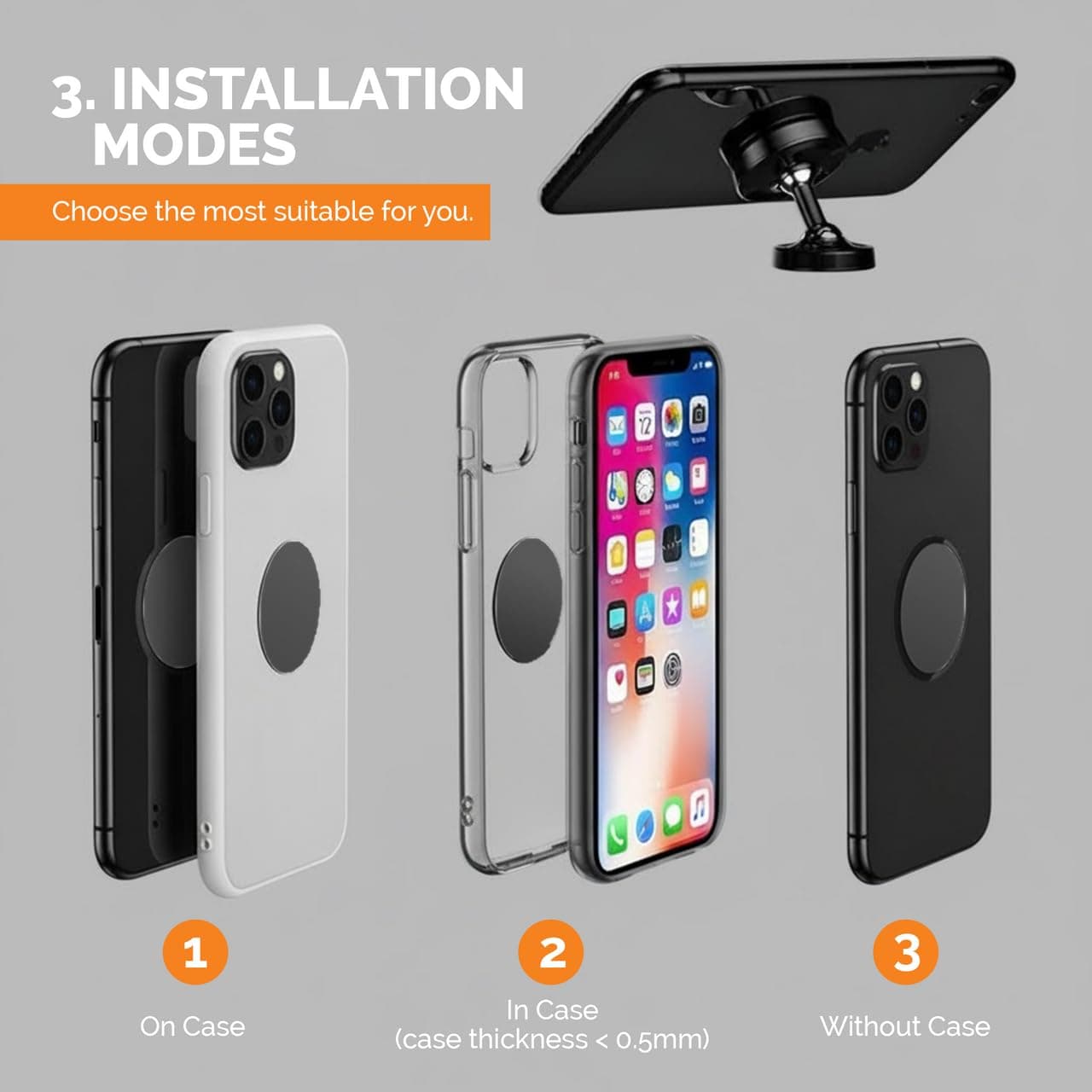 BULMARC Magnetic Mobile Phone Holder image 3