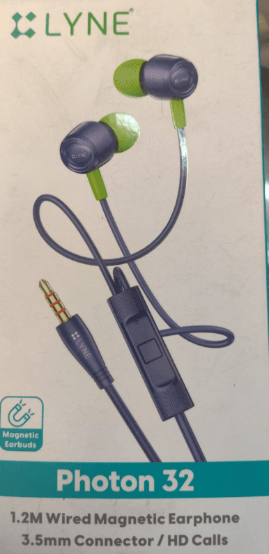 LYNE Photon 32 Wired Magnetic Earphone