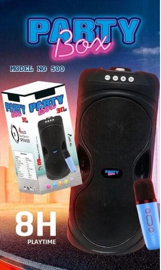 4-inch Dual Dynamic Bluetooth Party Speaker