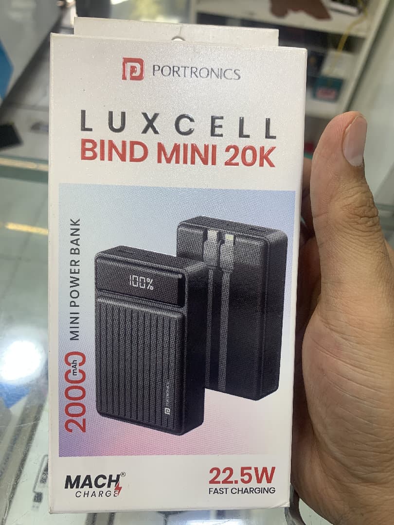 portronics bind mini 20k powerbank