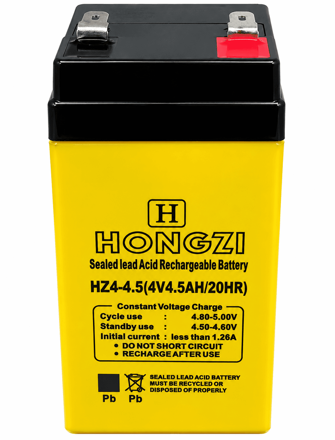 Hongzi 4V 4.5Ah SLA Rechargeable Battery