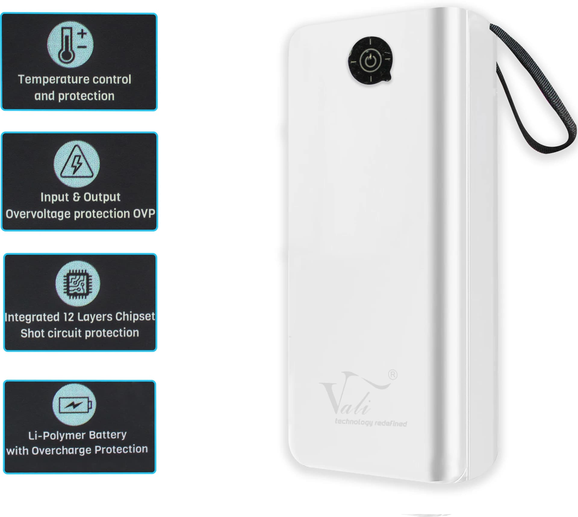 Vali VP 265 20000mAh 22W Fast Charging Power Bank
