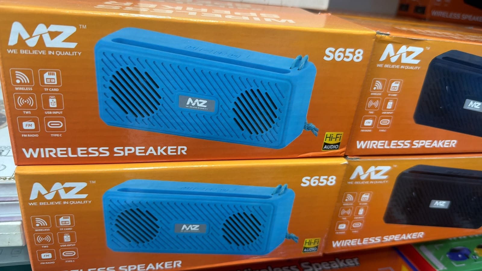 MZ S658 Portable Wireless Bluetooth Speaker