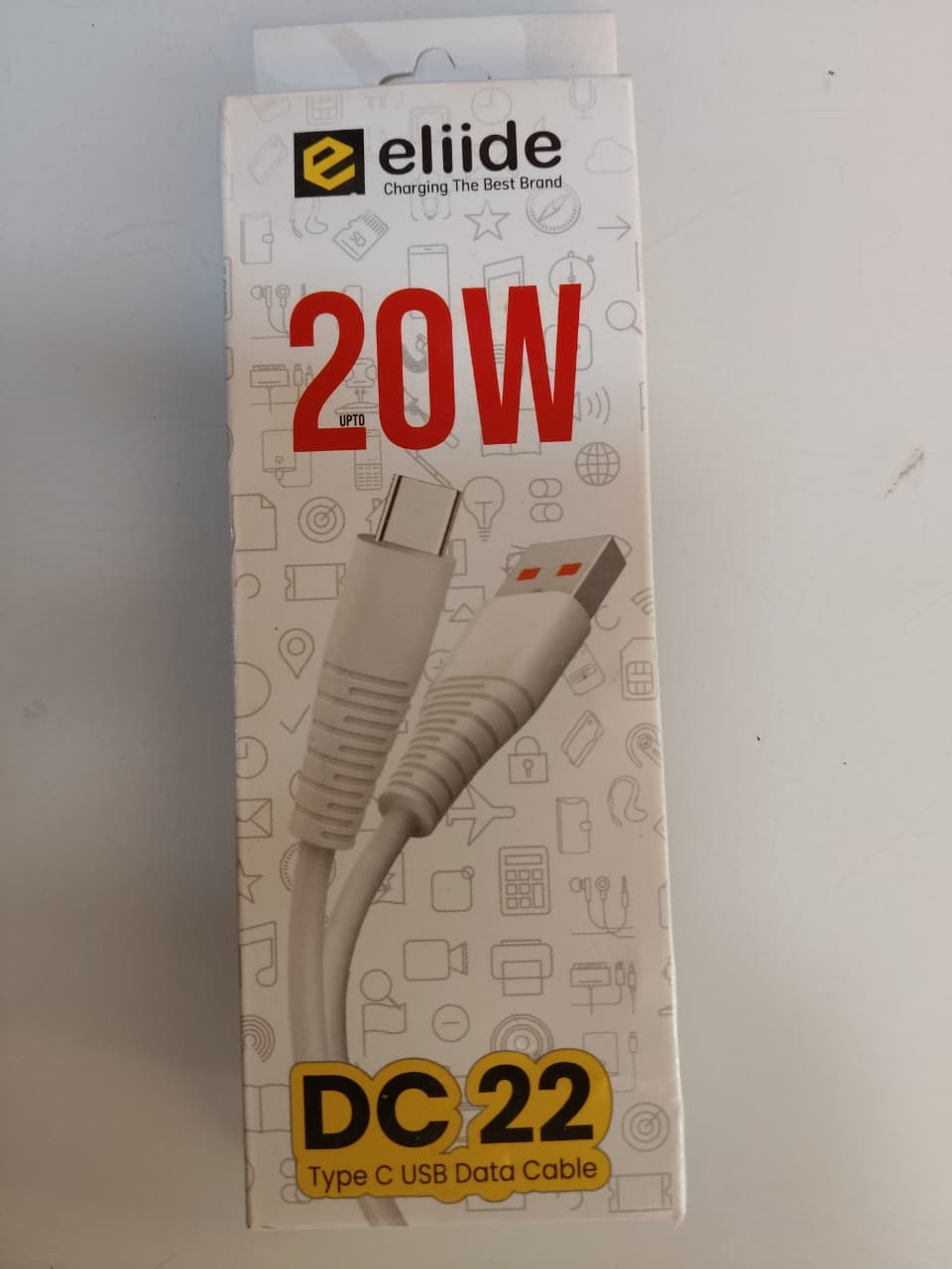 ELIIDE DC-22 20W Type-C USB Data Cable image 1