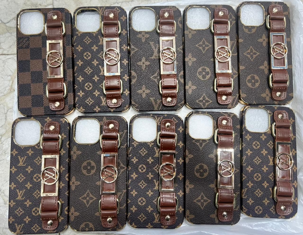 Custom Designer Mobile Cover With Hand Strap All Iphone Model Available