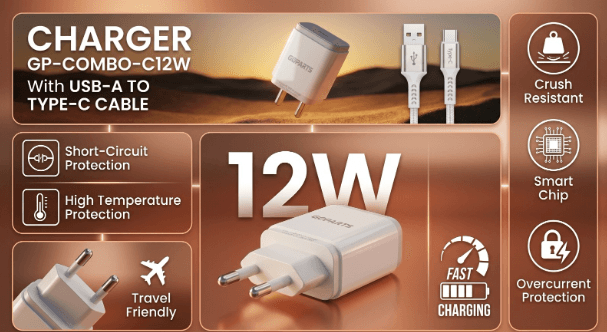 GOPARTS 2.4A Wall Charger with Micro USB Cable Combo image 5