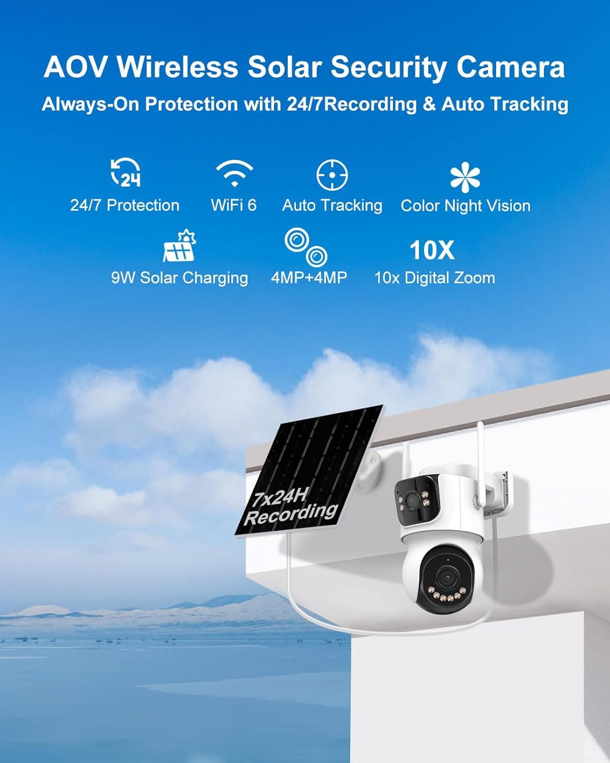 AOV 4K  Smart PTZ Security Camera image 2