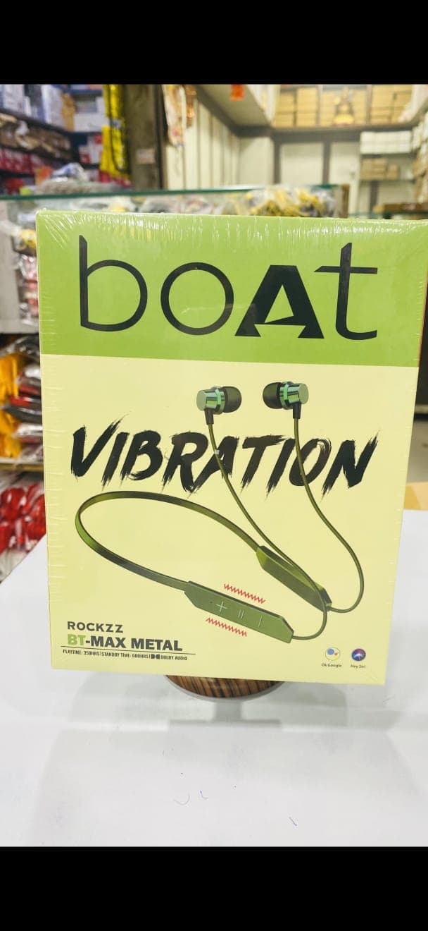 boAt Rockzz BT-Max Metal Vibration Wireless Neckband