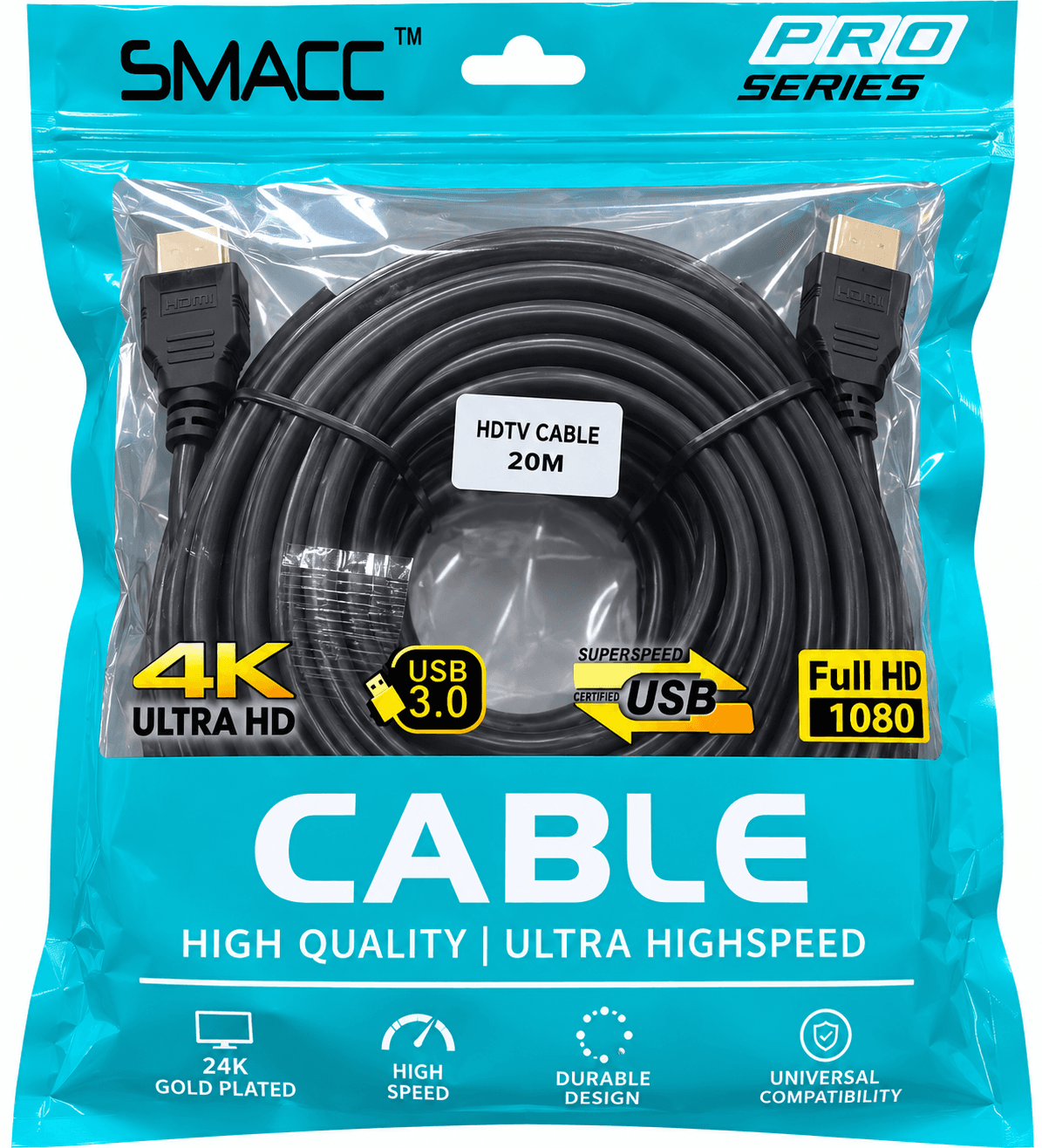 SMACC Pro Series HDTV Cable (20 Meters) image 1