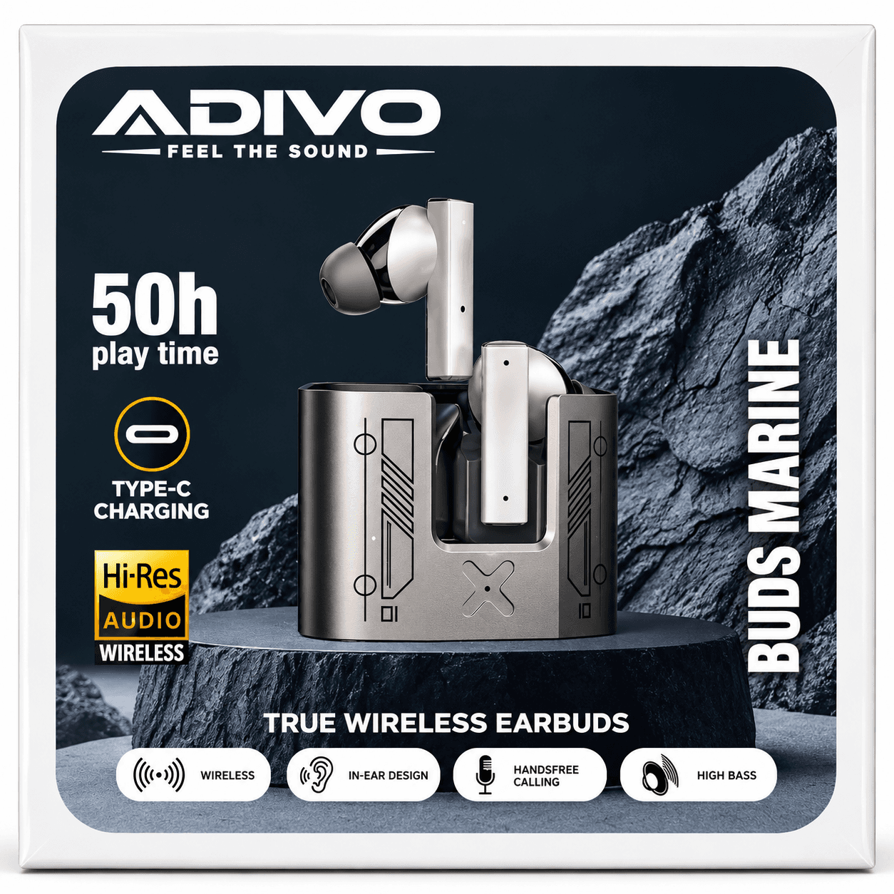 ADIVO Buds Marine True Wireless Earbuds