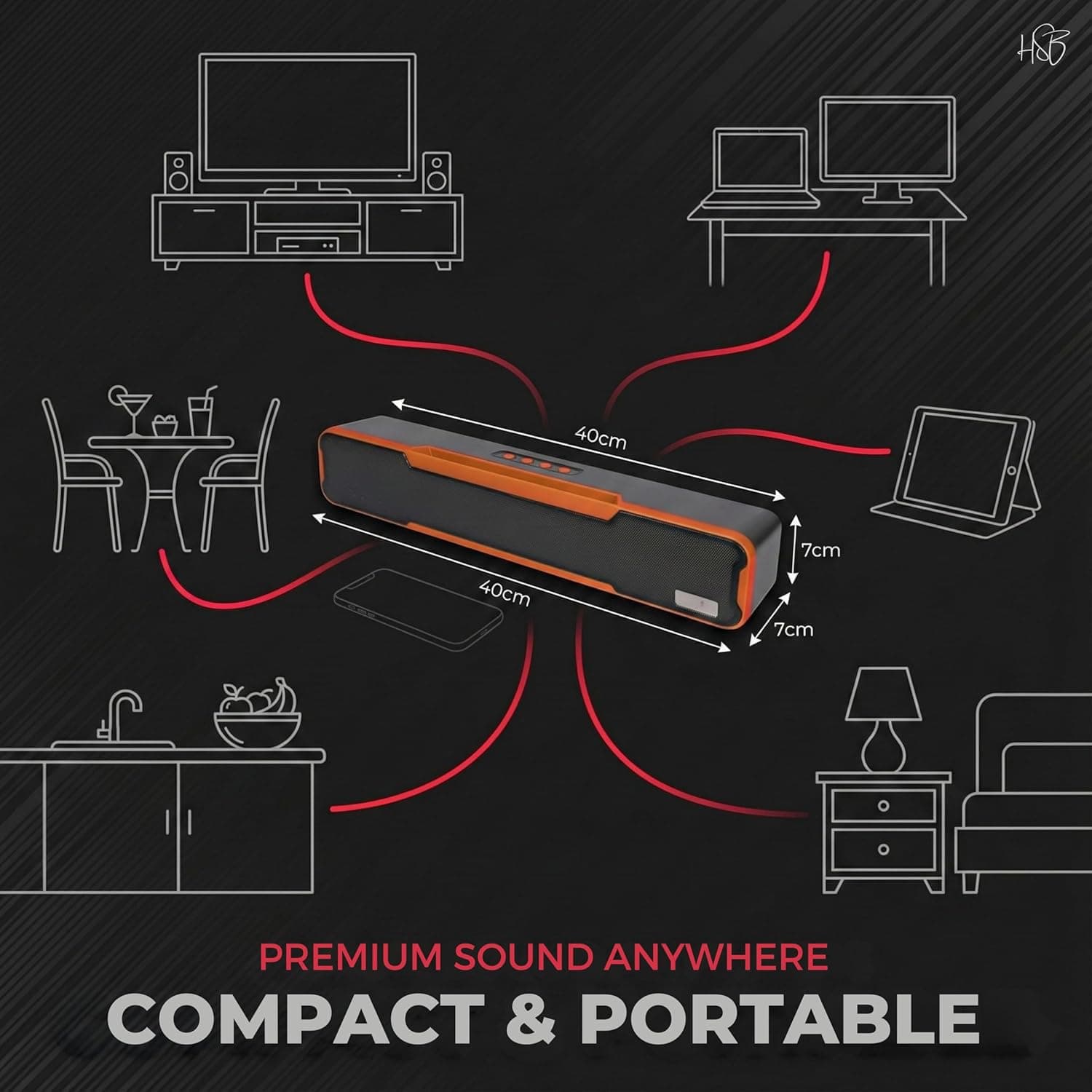 CORE MONOBAR Wireless Speaker (CORE-SP10) image 1