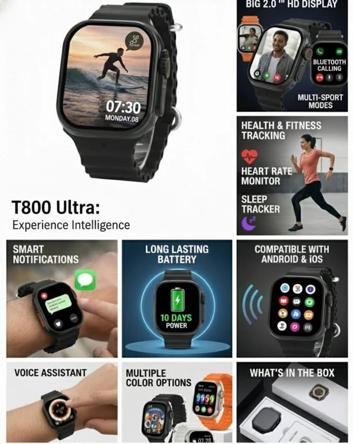 Series Ultra Smart Watch Bluetooth Calling Smartwatch image 5