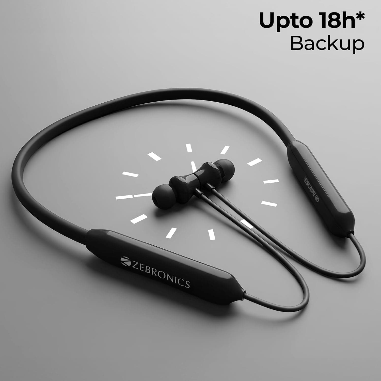 Zebronics Zeb-Escape 80 Wireless Neckband image 3