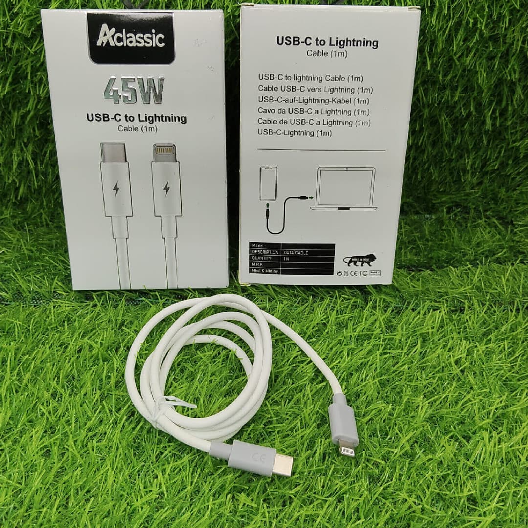 USB-C to lighting cable (1m)