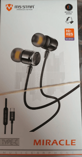 MS STAR MIRACLE Type-C Wired Earphones