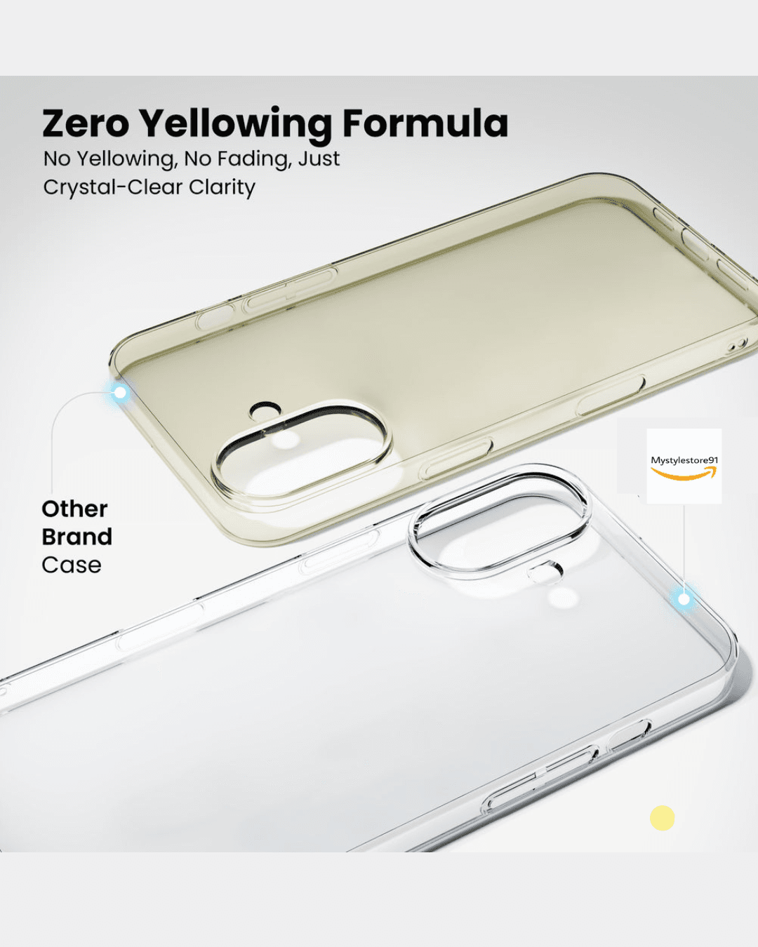 Anti-Yellow Clear Case – iPhone 17 | Crystal Clear Protection