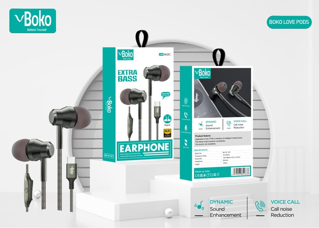 Boko Wired Earphones