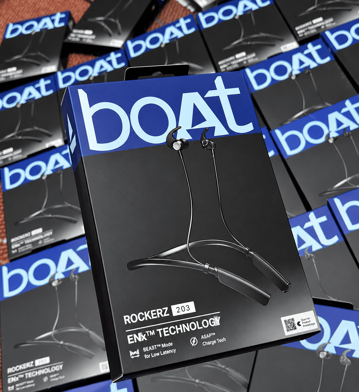 BoAt Rockerz 203 Wireless Neckband Earphones