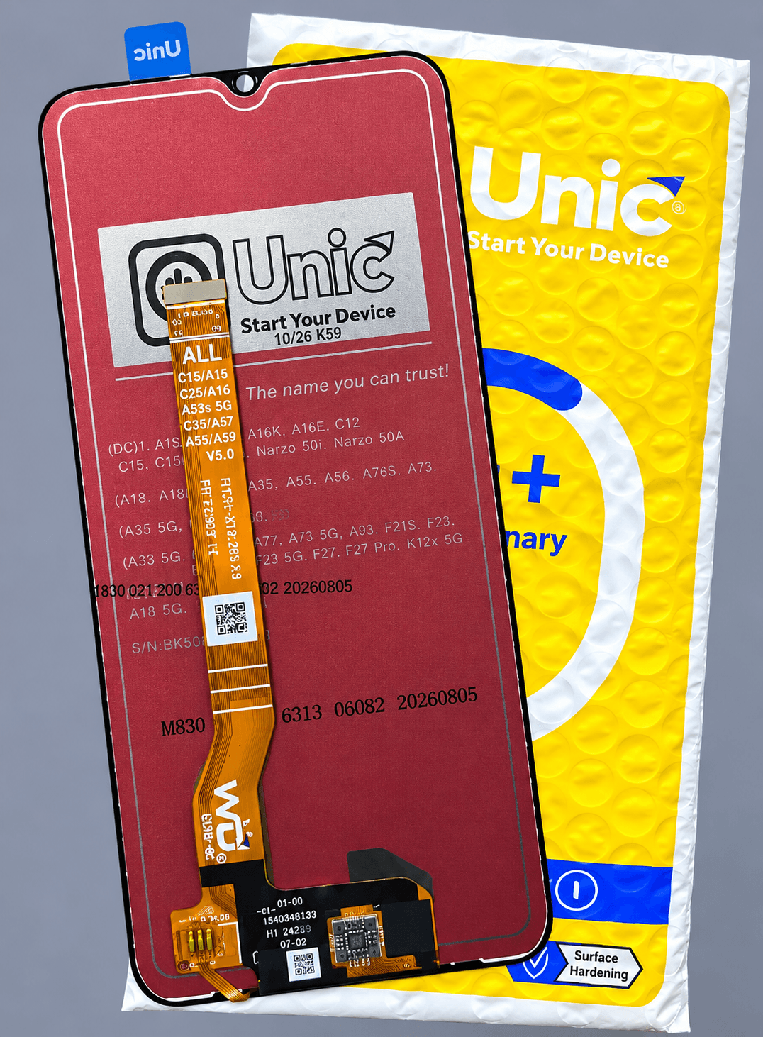 Unic LCD Display Touch Screen Combo For Realme C11 / C25 / C35