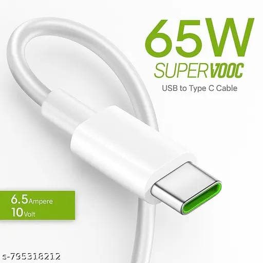 OPPO SuperVOOC Flash Charge Cable – 65W 6A