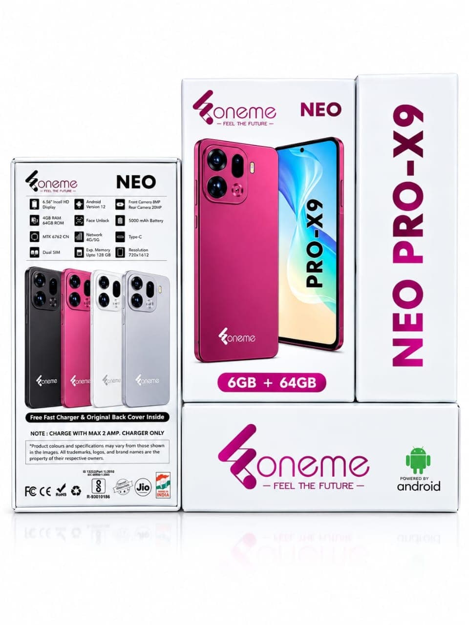 Oneme NEO PRO-X 6X Smartphone (6GB RAM, 64GB Storage)