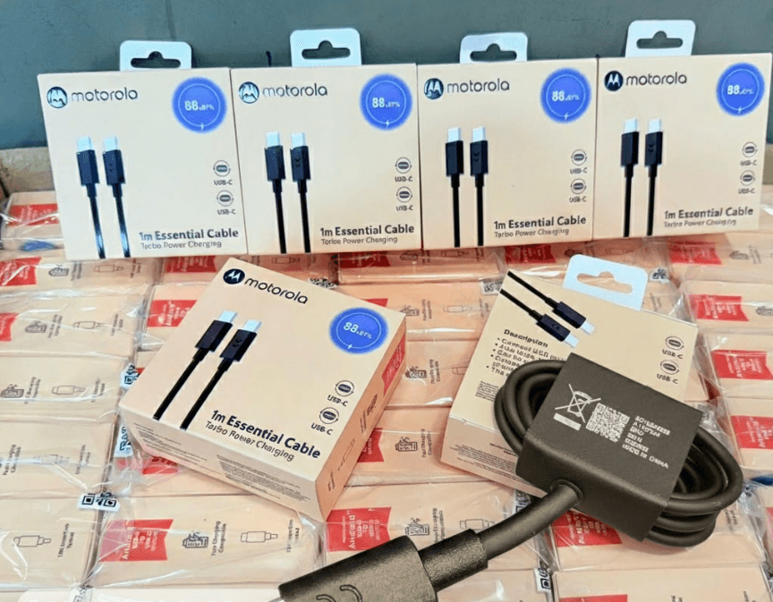 Motorola 1m Essential USB-C To USB-C Fast Charging Cable image 1