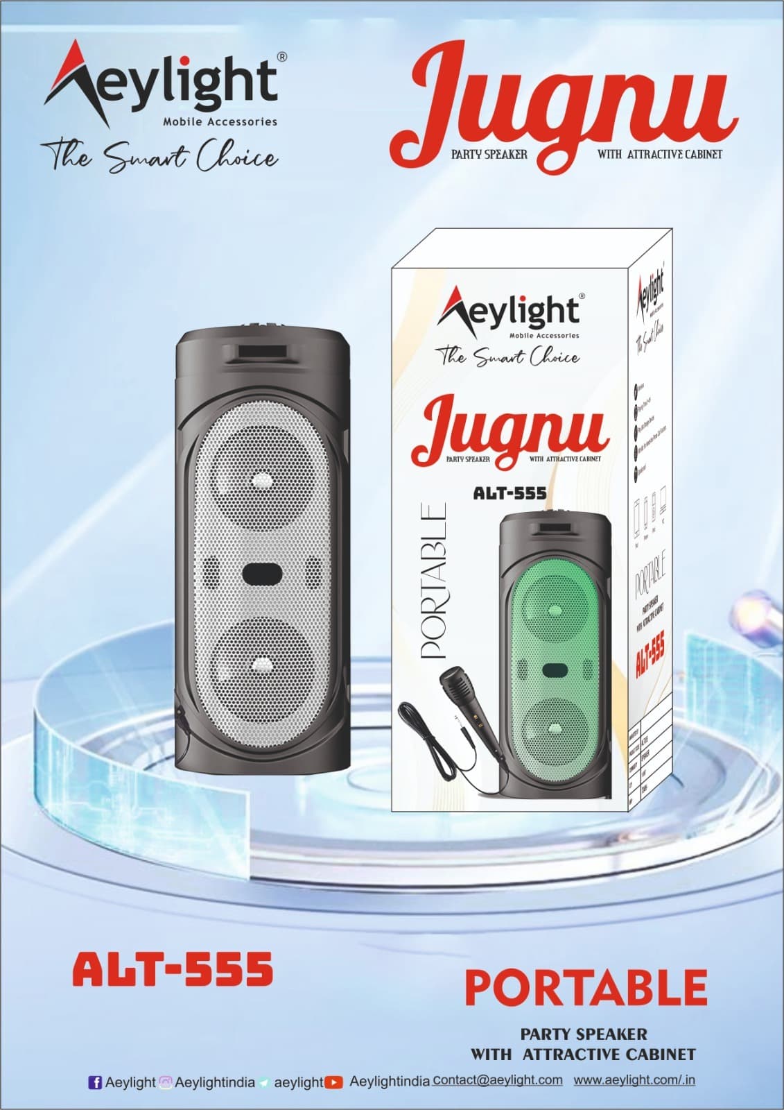 Eylight Jugnu ALT-555 Portable Party Speaker image 1