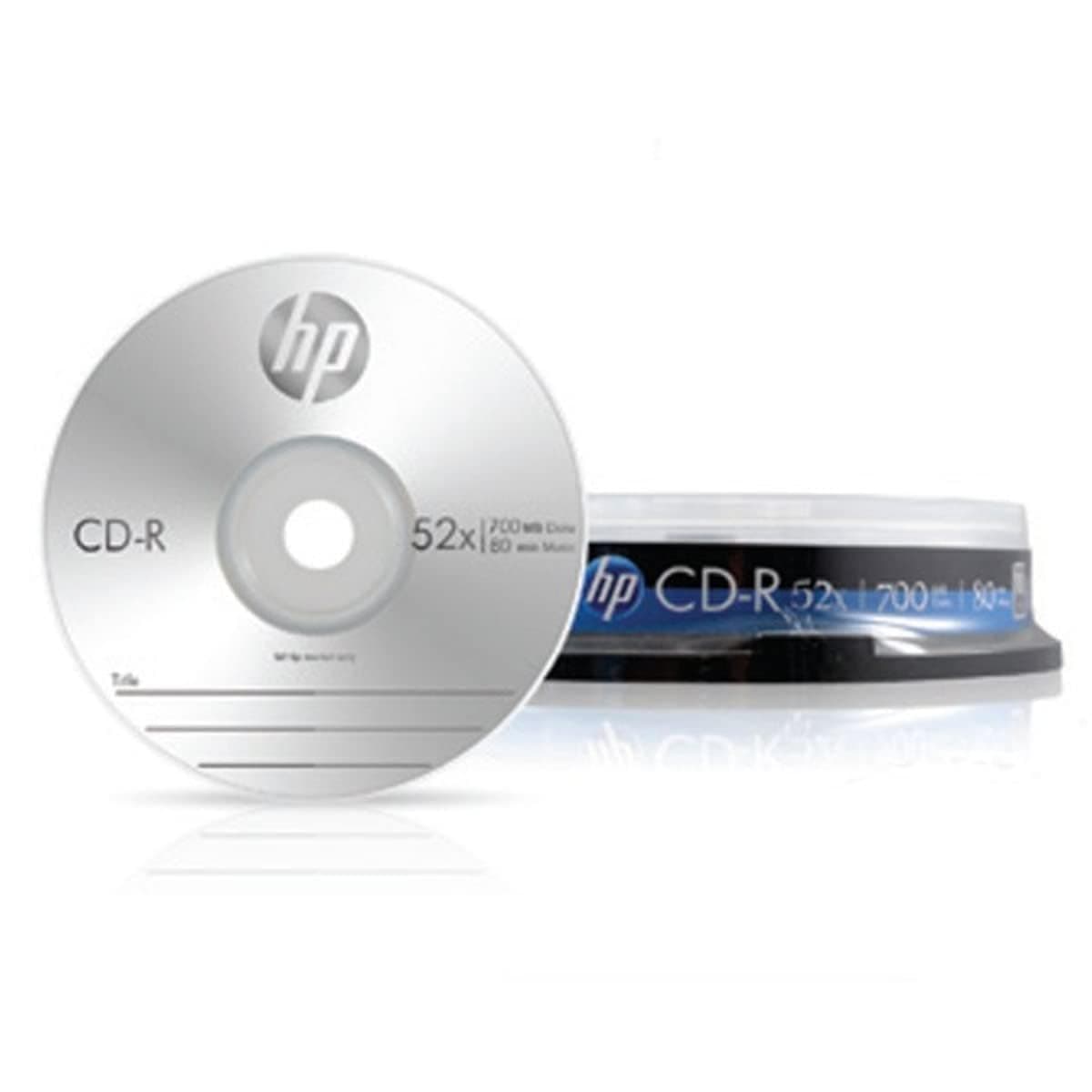 HP CD R 700MB 52X 10Pack Cake Box